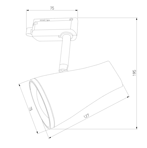 Светильник трековый Hardi Белый 9W 4200K (LTB18) Elektrostandard